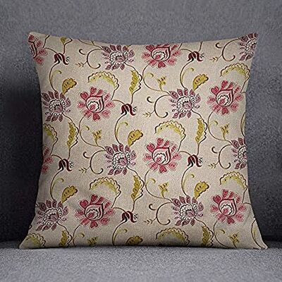 Bonamaison kuddfodral, bomull, flerfärgad, 45 x 45 Bonamaison kuddfodral, bomull, flerfärgad, 45 x 45