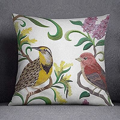 Bonamaison kuddfodral, bomull, flerfärgad, 45 x 45 Bonamaison kuddfodral, bomull, flerfärgad, 45 x 45