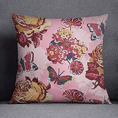Bonamaison kuddfodral, bomull, flerfärgad, 45 x 45 Bonamaison kuddfodral, bomull, flerfärgad, 45 x 45