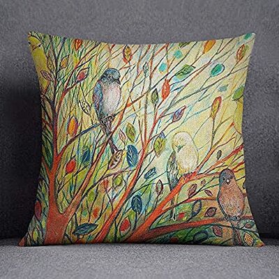 Bonamaison kuddfodral, bomull, flerfärgad, 45 x 45 Bonamaison kuddfodral, bomull, flerfärgad, 45 x 45