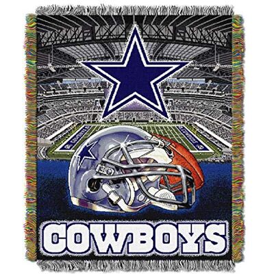 Northwest NFL Dallas Cowboys Unisex-vuxen vävd gobeläng prydnadsfilt, 122 cm x 152 cm, hem fält fördel Northwest NFL Dallas Cowboys Unisex-vuxen vävd gobeläng prydnadsfilt, 122 cm x 152 cm, hem fält fördel