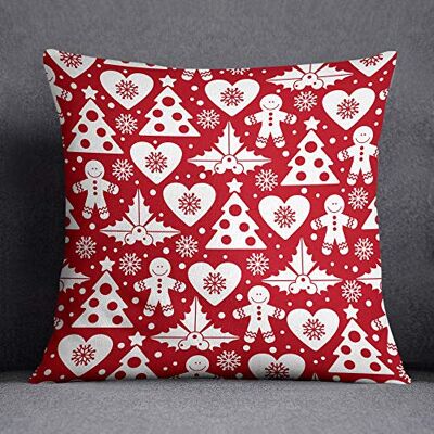 Bonamaison dekorativt kuddöverdrag, polyester, flerfärgad, 45 x 45 cm Bonamaison dekorativt kuddöverdrag, polyester, flerfärgad, 45 x 45 cm