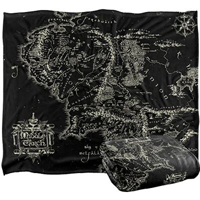 LOGOVISION LORD OF THE RINGS LOGO silkeslen touch supermjuk filt 152 x 127 cm LOGOVISION LORD OF THE RINGS LOGO silkeslen touch supermjuk filt 152 x 127 cm
