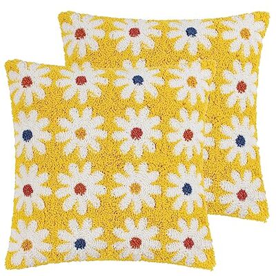 furn. Heya Home Daisy ny stickad polyester fylld kudde fyllig – tvåpack furn. Heya Home Daisy ny stickad polyester fylld kudde fyllig – tvåpack