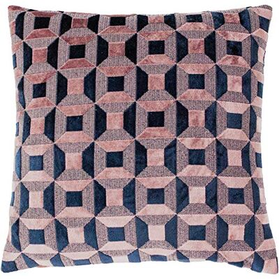Paoletti Empire 3d geometriskt sammet jacquard kuddfodral - Rosa - One Size Paoletti Empire 3d geometriskt sammet jacquard kuddfodral - Rosa - One Size