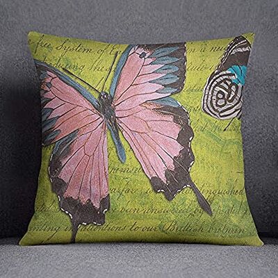 Bonamaison kuddfodral, bomull, flerfärgad, 45 x 45 Bonamaison kuddfodral, bomull, flerfärgad, 45 x 45