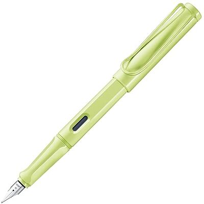 Lamy safari springgreen reservoarpenna – reservoarpenna med ergonomiskt handtag och polerad stålfjäder i linjebredd F – robust ASA-plast – inkl. bläckpatron T 10 blå – högerhänt Lamy safari springgreen reservoarpenna – reservoarpenna med ergonomiskt handtag och polerad stålfjäder i linjebredd F – robust ASA-plast – inkl. bläckpatron T 10 blå – högerhänt