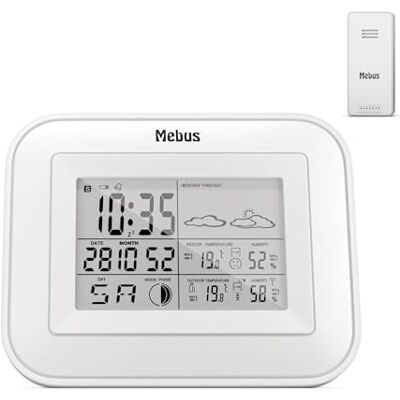 MEBUS Väderstation med Extern Sensor - Väderprognos MEBUS Väderstation med Extern Sensor - Väderprognos