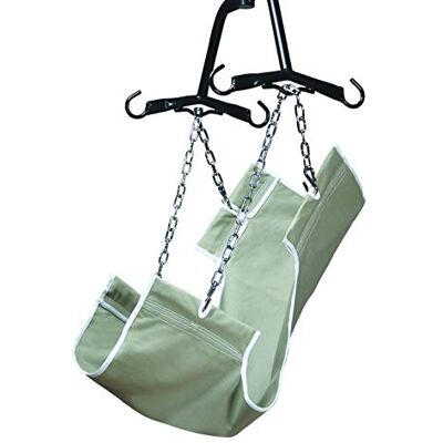 Graham-Field Lumex Standard 2-punktssling med byråöppning för patientlyft, kanvastyg, en storlek, 220 pund, GF113-C-LC Graham-Field Lumex Standard 2-punktssling med byråöppning för patientlyft, kanvastyg, en storlek, 220 pund, GF113-C-LC
