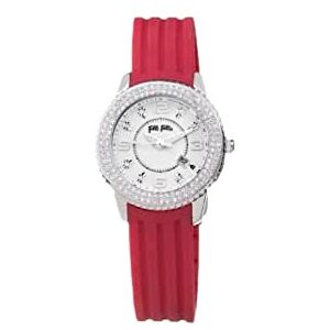 Folli Follie Automatisk analog-digital kvinnaklocka med rem i silikon S0357030, Vit, rem Folli Follie Automatisk analog-digital kvinnaklocka med rem i silikon S0357030, Vit, rem