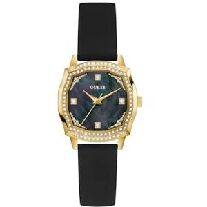 GUESS Damklocka LIV svart 32 mm med silikonarmband och 3 bar vattenskydd – GW0932L2 GUESS Damklocka LIV svart 32 mm med silikonarmband och 3 bar vattenskydd – GW0932L2
