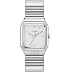 Lacoste tre-hand för män kollektion med silverarmband i rostfritt stål 2011500 Lacoste tre-hand för män kollektion med silverarmband i rostfritt stål 2011500