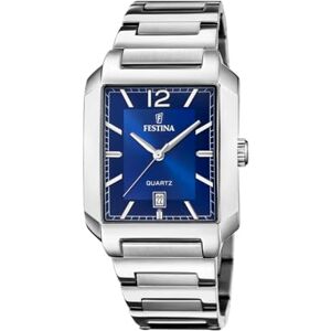 Festina Herrklocka F20677/3 på torget grått rostfritt stålarmband grått rostfritt stålarmband, Färg: blå, armband Festina Herrklocka F20677/3 på torget grått rostfritt stålarmband grått rostfritt stålarmband, Färg: blå, armband