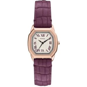 Fossil dam analog kvartsur med läderarmband ES5428 Fossil dam analog kvartsur med läderarmband ES5428