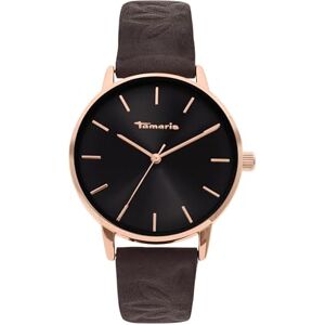 Tamaris Dam Klocka med Läderrem Rund enkel armbandsur för kvinnor 36 mm Klocka i silver, guld, roséguld, svart, blå, grön, lila, rosa med mera Tamaris Dam Klocka med Läderrem Rund enkel armbandsur för kvinnor 36 mm Klocka i silver, guld, roséguld, svart, blå, grön, lila, rosa med mera