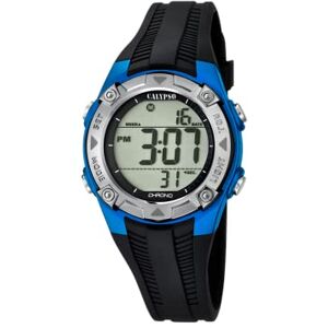 Calypso unisex digital klocka med LCD-urtavla digital display och svart plastrem K5685/5 Calypso unisex digital klocka med LCD-urtavla digital display och svart plastrem K5685/5