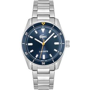 Lacoste Boston Collection 3-hands kvartsurverk herrklocka med silverband i rostfritt stål, 2011424 Lacoste Boston Collection 3-hands kvartsurverk herrklocka med silverband i rostfritt stål, 2011424