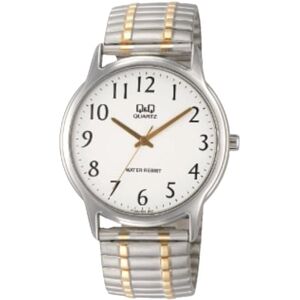 Citizen Q&Q kvarts herrklocka analog display flerfärgat rostfritt stålarmband och flerfärgad urtavla QVY24J4J404Y Citizen Q&Q kvarts herrklocka analog display flerfärgat rostfritt stålarmband och flerfärgad urtavla QVY24J4J404Y