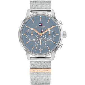 Tommy Hilfiger analog multifunktions kvarts klocka för kvinnor med rosa guldfärgat rostfritt stålarmband 1782807 Tommy Hilfiger analog multifunktions kvarts klocka för kvinnor med rosa guldfärgat rostfritt stålarmband 1782807
