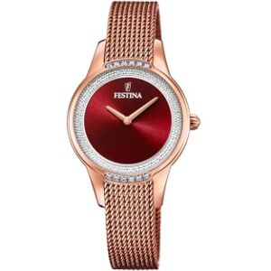 Festina Damer analog kvartsklocka med rostfritt stål armband F20496/1, Roséguld/silver, mittel, Armband Festina Damer analog kvartsklocka med rostfritt stål armband F20496/1, Roséguld/silver, mittel, Armband