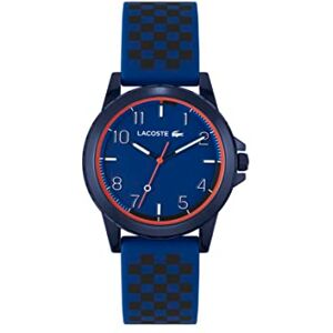 Lacoste Rider Analog barnklocka – kvartsrörelse, vattentålig, silikonrem – unisex-gåva för pojkar och flickor, Blå/svart, Sport Lacoste Rider Analog barnklocka – kvartsrörelse, vattentålig, silikonrem – unisex-gåva för pojkar och flickor, Blå/svart, Sport