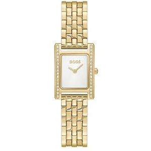 Boss Two Hand Quartz Movement Watch för kvinnor LUCY PRECIOUS Collection med guldfärgat rostfritt stålarmband 1502815 Boss Two Hand Quartz Movement Watch för kvinnor LUCY PRECIOUS Collection med guldfärgat rostfritt stålarmband 1502815