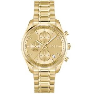 Boss analog multifunktion kvartsur för kvinnor Grand Tour damkollektion med guldfärgat rostfritt stålarmband 1502768, Guld Boss analog multifunktion kvartsur för kvinnor Grand Tour damkollektion med guldfärgat rostfritt stålarmband 1502768, Guld