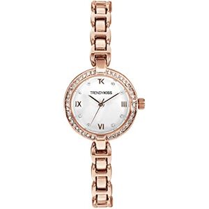 Kiss Kvinnors analoga kvartsur med metallarmband TM10163-03, Rosa guld Kiss Kvinnors analoga kvartsur med metallarmband TM10163-03, Rosa guld