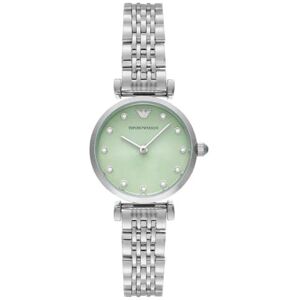 Giorgio Armani dam analog kvartsur med rostfritt stål armband AR11667, silver Giorgio Armani dam analog kvartsur med rostfritt stål armband AR11667, silver