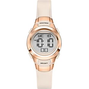 Armitron klocka för kvinnor med digital kronograf och hartsarmband, 45/7012, Rosa Armitron klocka för kvinnor med digital kronograf och hartsarmband, 45/7012, Rosa