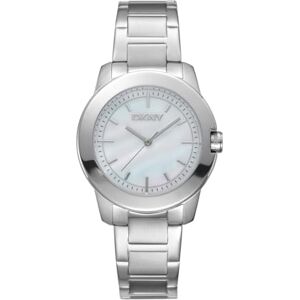 DKNY kvartsur Park Ave Midi kvarts 5 ATM, silver, Einheitsgröße, Modern DKNY kvartsur Park Ave Midi kvarts 5 ATM, silver, Einheitsgröße, Modern