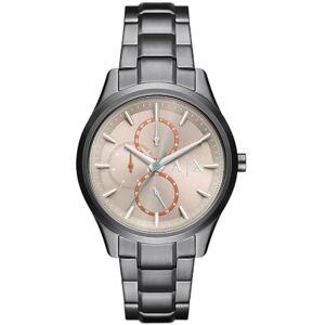 Giorgio Armani AX1880 Analog kvartsklocka för män med armband i rostfritt stål, Grå Giorgio Armani AX1880 Analog kvartsklocka för män med armband i rostfritt stål, Grå