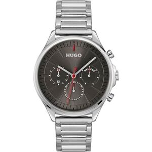HUGO analog multifunktion kvartsur för män #Smash Multi kollektion med silver rostfritt stålarmband – 1530411 HUGO analog multifunktion kvartsur för män #Smash Multi kollektion med silver rostfritt stålarmband – 1530411