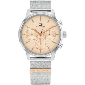Tommy Hilfiger analog multifunktions kvarts klocka för kvinnor med rosa guldfärgat rostfritt stålarmband 1782806 Tommy Hilfiger analog multifunktions kvarts klocka för kvinnor med rosa guldfärgat rostfritt stålarmband 1782806