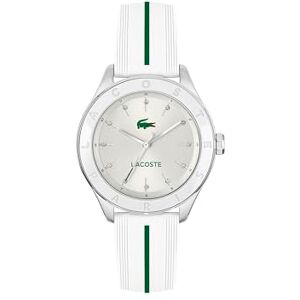 Lacoste Three Hand Quartz Movement Watch för kvinnor BILLIE Collection med vitt silikonarmband 2001459 Lacoste Three Hand Quartz Movement Watch för kvinnor BILLIE Collection med vitt silikonarmband 2001459