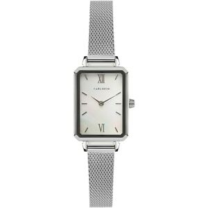 Carlheim Damklockor Mila Petite Square 2620, Mop White, SILVER, Klassisk Carlheim Damklockor Mila Petite Square 2620, Mop White, SILVER, Klassisk
