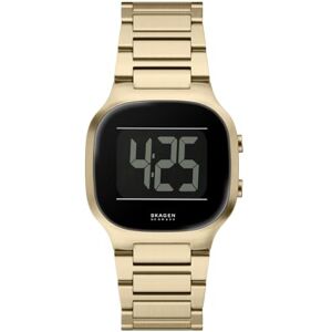 Skagen Mellem digital klocka i 38 mm guldton i rostfritt stål, SKW6949 Skagen Mellem digital klocka i 38 mm guldton i rostfritt stål, SKW6949