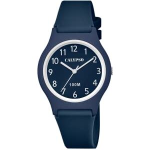 Calypso Analog Kvarts Children's Watch med rem i plast K5798/4, En Storlek, rem Calypso Analog Kvarts Children's Watch med rem i plast K5798/4, En Storlek, rem