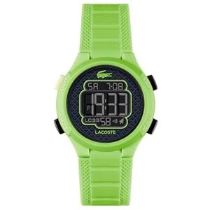 Lacoste digital klocka för barn LC33 kollektion med grönt silikonarmband 2030067 Lacoste digital klocka för barn LC33 kollektion med grönt silikonarmband 2030067