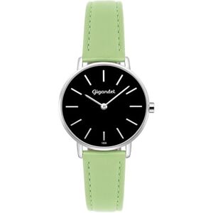 Gigandet Damer analog japansk kvartsurverk klocka med läderarmband G36-022, Grön Gigandet Damer analog japansk kvartsurverk klocka med läderarmband G36-022, Grön