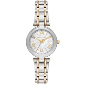 Michael Kors Laney Damklocka, Quartz trehandsverk med armband i rostfritt stål Michael Kors Laney Damklocka, Quartz trehandsverk med armband i rostfritt stål