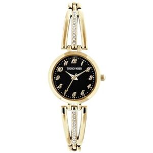 Kiss Kvinnors analoga kvartsur med metallarmband TM10177-01, svart, Klassisk Kiss Kvinnors analoga kvartsur med metallarmband TM10177-01, svart, Klassisk