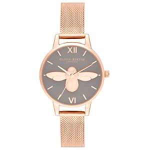 Olivia Burton Analog quartz klocka för kvinnor med roséguldfärgat armband i rostfritt stål, OB16EX116 Olivia Burton Analog quartz klocka för kvinnor med roséguldfärgat armband i rostfritt stål, OB16EX116