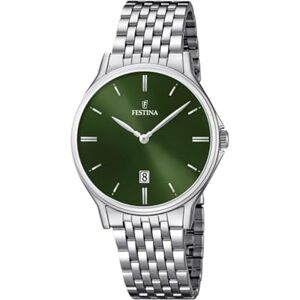Festina herrklocka F16744/5 Acero Clasico rostfritt stål fodral grått rostfritt stålarmband Festina herrklocka F16744/5 Acero Clasico rostfritt stål fodral grått rostfritt stålarmband
