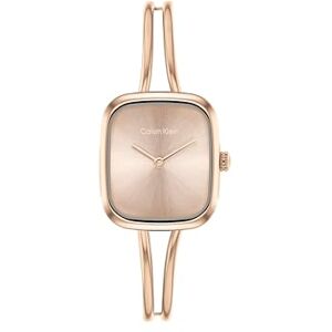 Calvin Two Hand Quartz Movement Watch för kvinnor CK ADORE Collection med roséguldfärgat rostfritt stålarmband 25100133 Calvin Two Hand Quartz Movement Watch för kvinnor CK ADORE Collection med roséguldfärgat rostfritt stålarmband 25100133