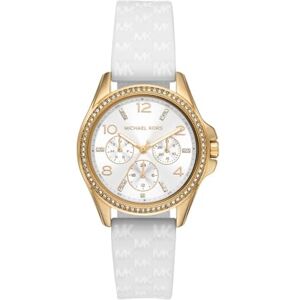 Michael Kors Pilot Watch for Women, Quartz multifunctional movement with silicon strap Michael Kors Pilot Watch for Women, Quartz multifunctional movement with silicon strap