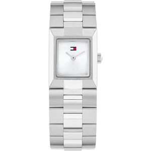 Tommy Hilfiger tvåhandskvartsrörelseklocka för kvinnor med silver rostfritt stål armband 1782786, SILVER, En storlek Tommy Hilfiger tvåhandskvartsrörelseklocka för kvinnor med silver rostfritt stål armband 1782786, SILVER, En storlek