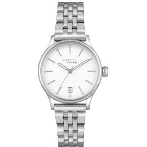 Breil Kvinnors rund klocka med monofärg urtavla och rostfritt stål fall samling CLASSY, S, Taglia unica, armband Breil Kvinnors rund klocka med monofärg urtavla och rostfritt stål fall samling CLASSY, S, Taglia unica, armband