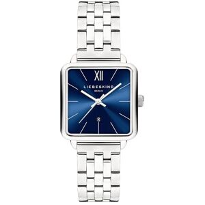 LIEBESKIND Dam LT-0182-MQ Armbandsur, Silver, Blå, 28 mm LIEBESKIND Dam LT-0182-MQ Armbandsur, Silver, Blå, 28 mm
