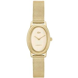 Lacoste Two Hand Quartz Movement Watch för kvinnor PARISIENNE Collection med guldfärgat rostfritt stålarmband 2001453 Lacoste Two Hand Quartz Movement Watch för kvinnor PARISIENNE Collection med guldfärgat rostfritt stålarmband 2001453